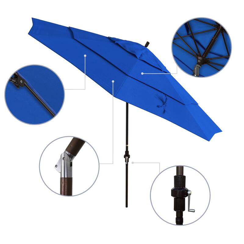 California Umbrella 11-Foot Market Umbrella in Bronze