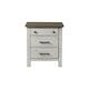 preview thumbnail 3 of 2, Timber Ridge 3-Drawer Wood Nightstand, Weathered Washed Sierra