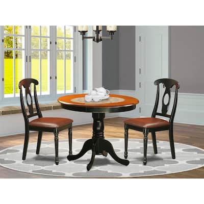 Dining Set for 2 - Kitchen Table with 2 Chairs - Small Bistro Set