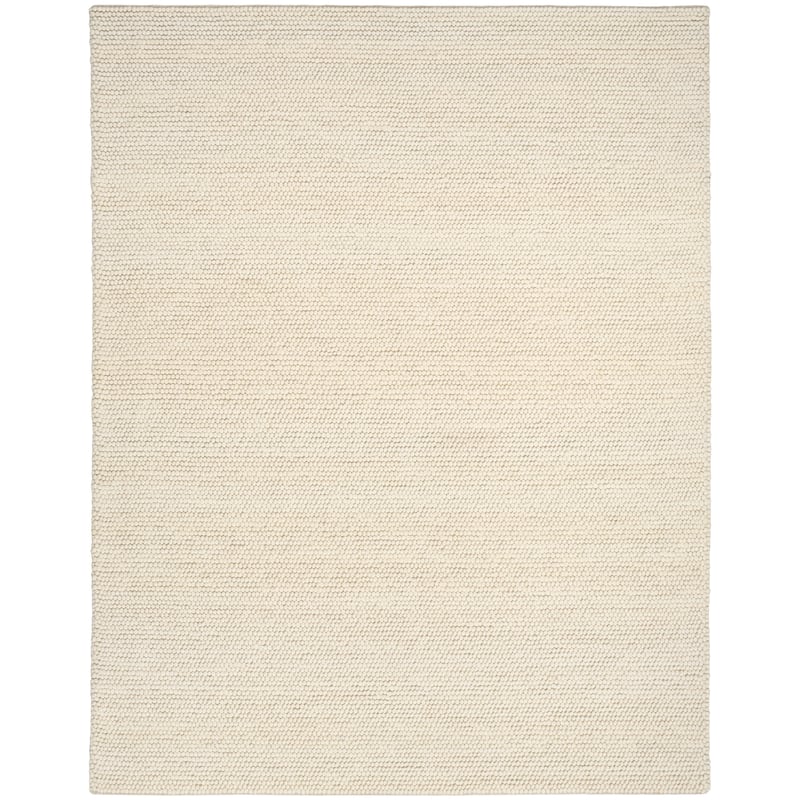 DKNY Pure Knots Indoor only Solid Area Rug - Ivory - 8' 6" x 11' 6" - Rectangle