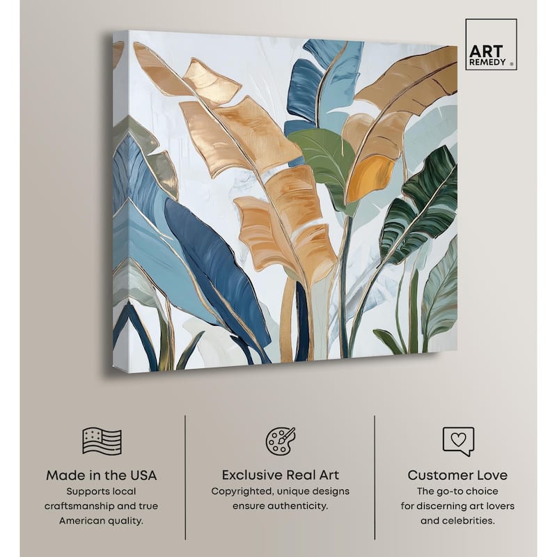 Paradise Fronds I Canvas by Art Remedy, Gallery Wrapped