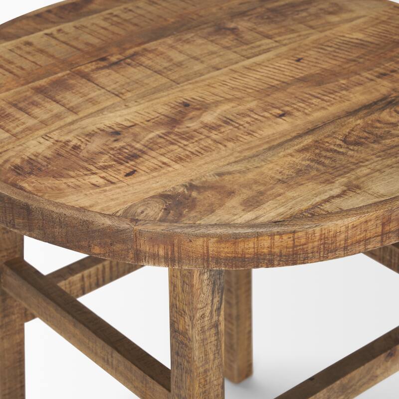 Rosie Small Brown Wood End Table