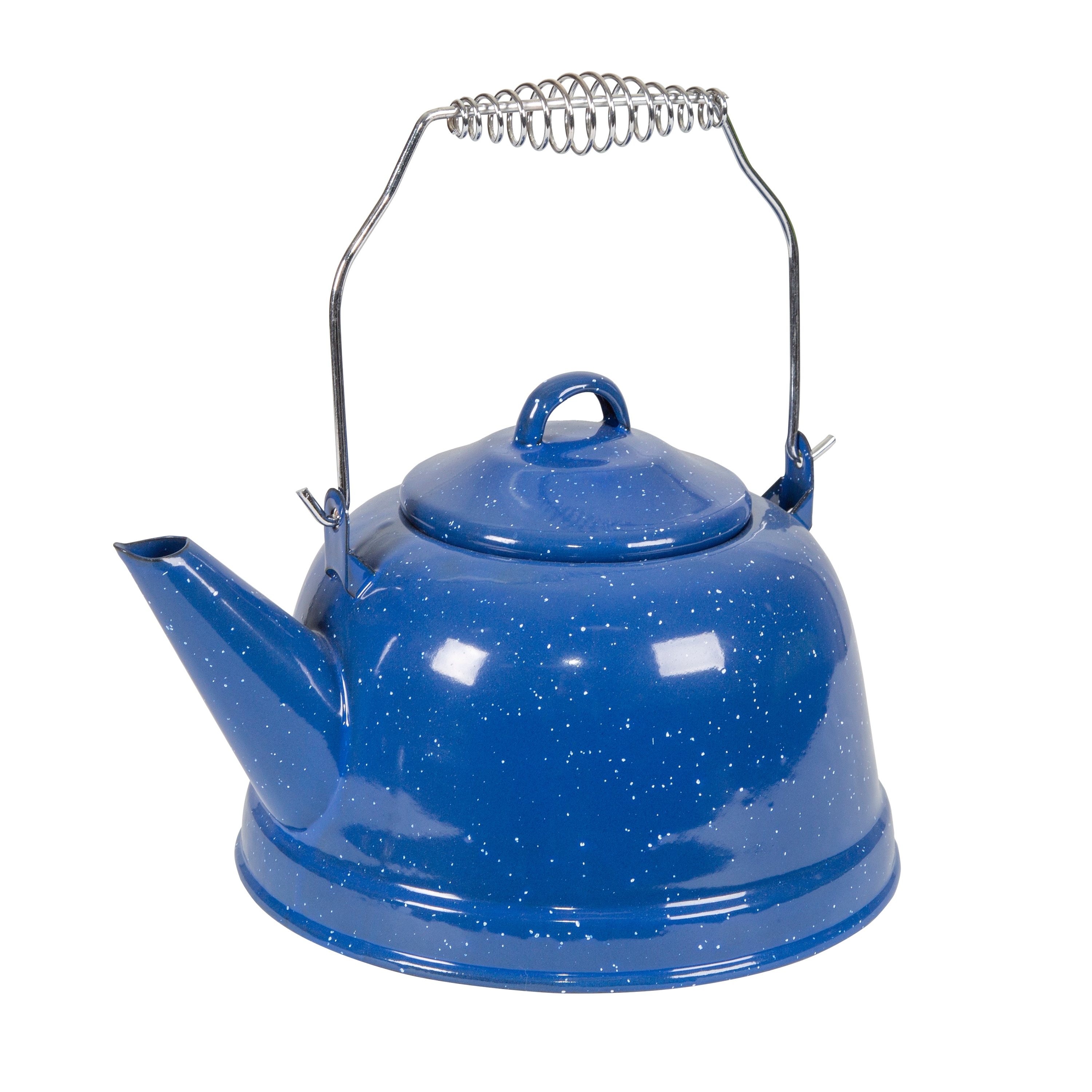 Enamel Percolator Coffee Pot 8 Cup - Blue - Stansport