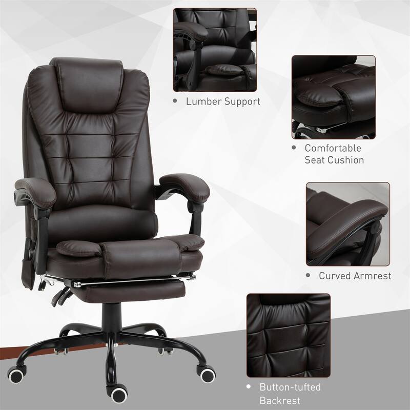 7-Point Vibrating Massage Office Chair