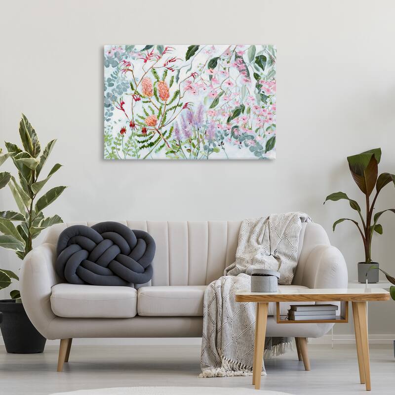 Stupell Elegant Garden Flowers Canvas Wall Art Design By Meredith Howse