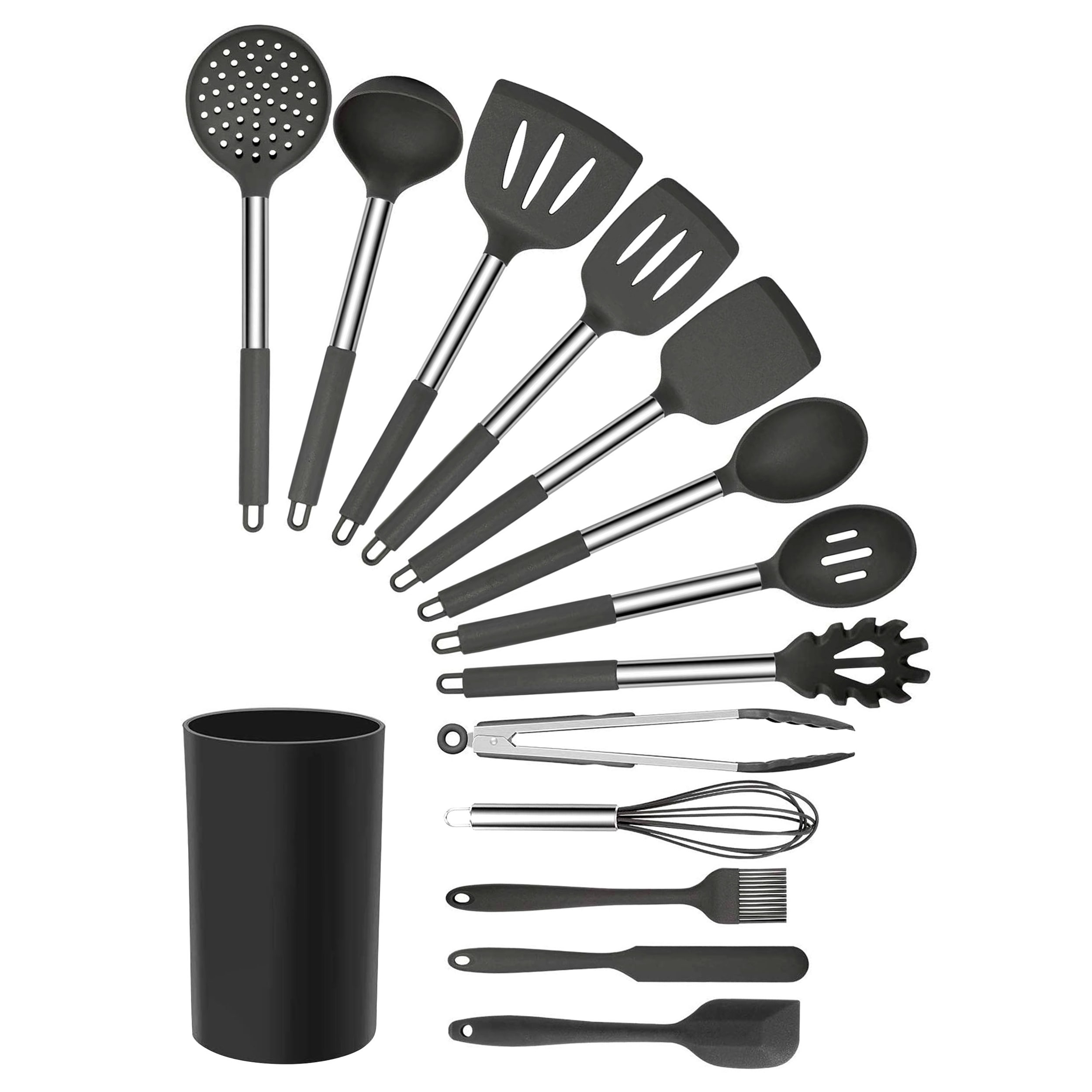 Chef Essential 23-Pc Stainless Steel Kitchen Utensil Set, Nonstick Kit