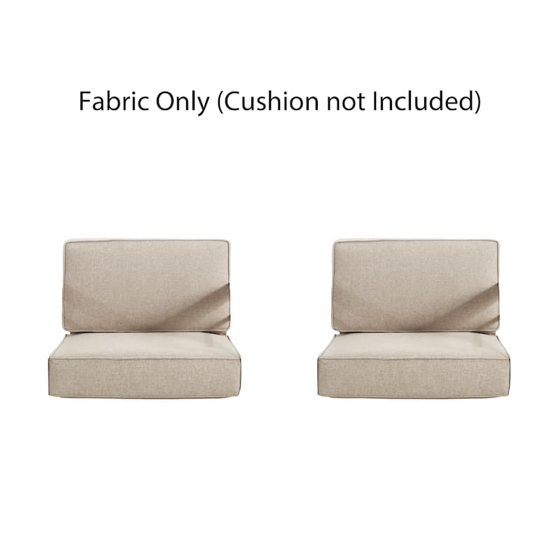 Cape Coral Outdoor Aluminum Club Chair with Cushions (Set of 2) by Christopher Knight Home