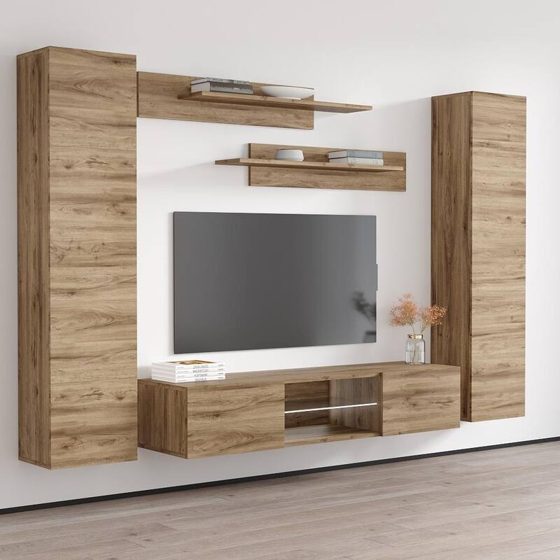 Fly AB1 33TV Wall Mounted Floating Modern Entertainment Center