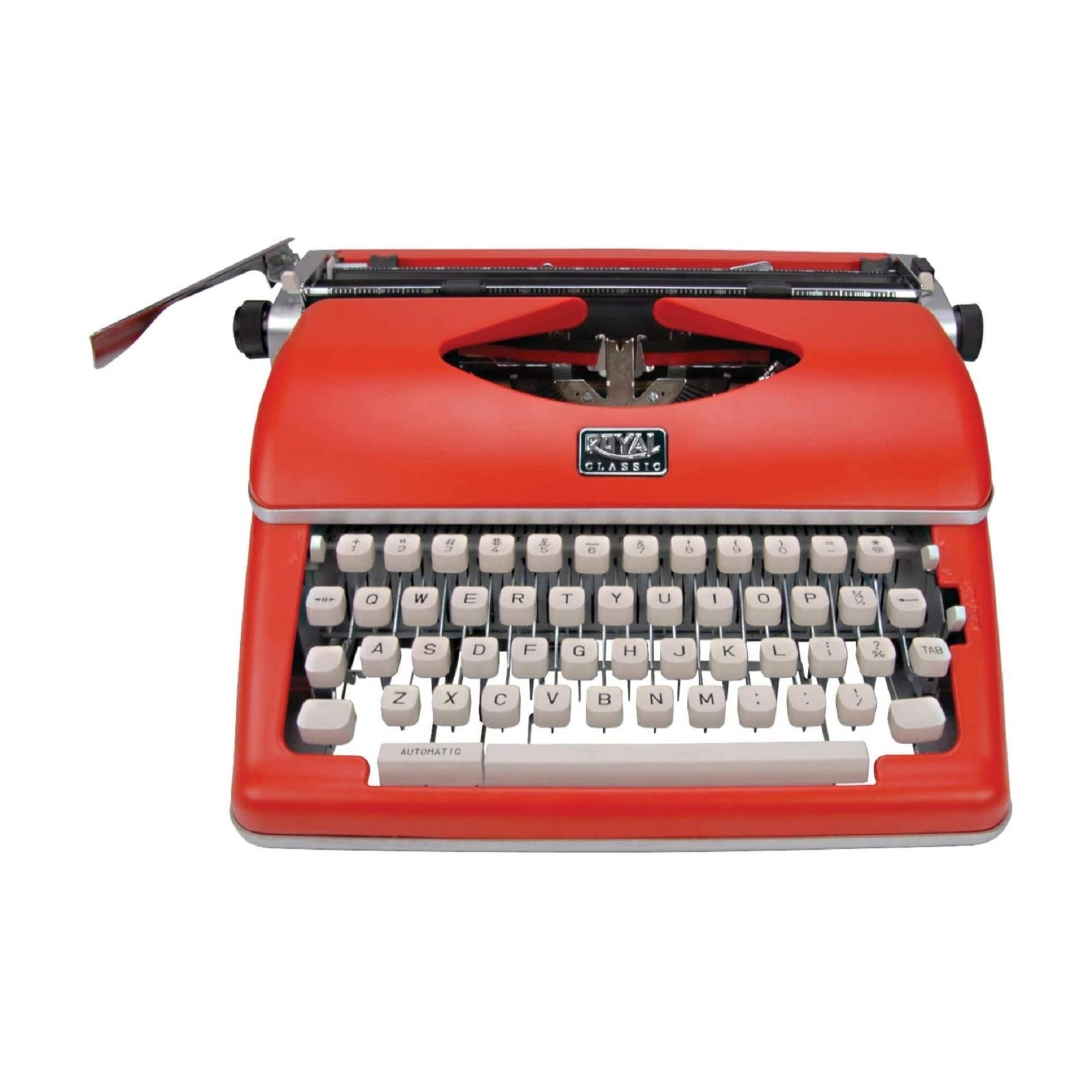 Royal Consumer Classic Retro Manual Typewriter (Red) - Red