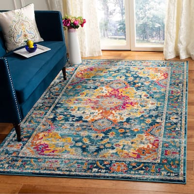SAFAVIEH Madison Kiera Vintage Boho Oriental Medallion Rug