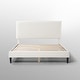 preview thumbnail 36 of 58, Furniture of America Gail Modern White Boucle Adjustable Queen-Size Platform Bed