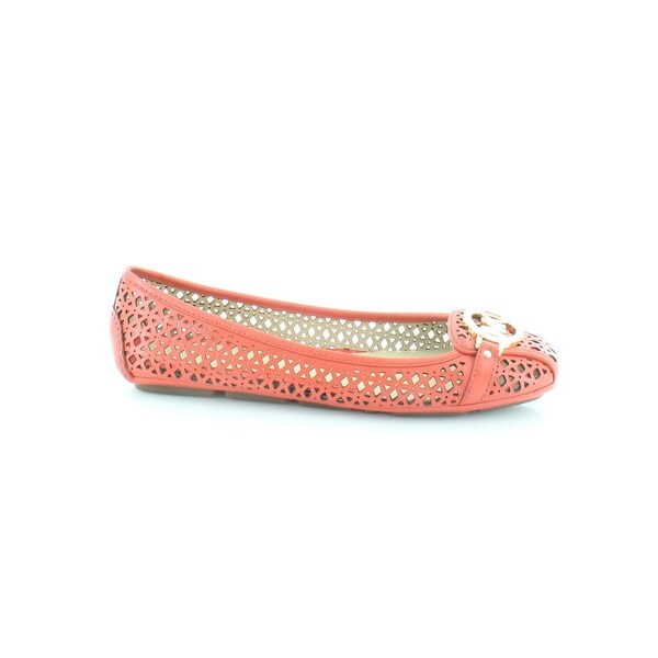 michael kors fulton flats orange