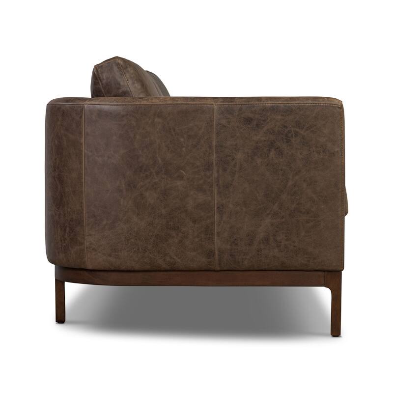 Poly & Bark Toscano 89" Sofa in Brown Stone