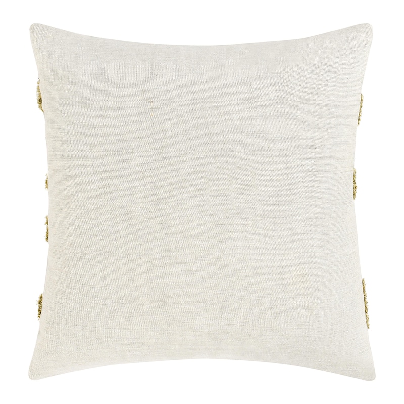 Villa by Classic Home Passage 22" Belgian Linen Blend Throw Pillow