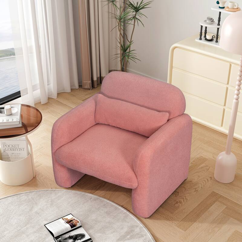 Armchair, Accent Chair for Living Room, Bedroom, Study - Pink