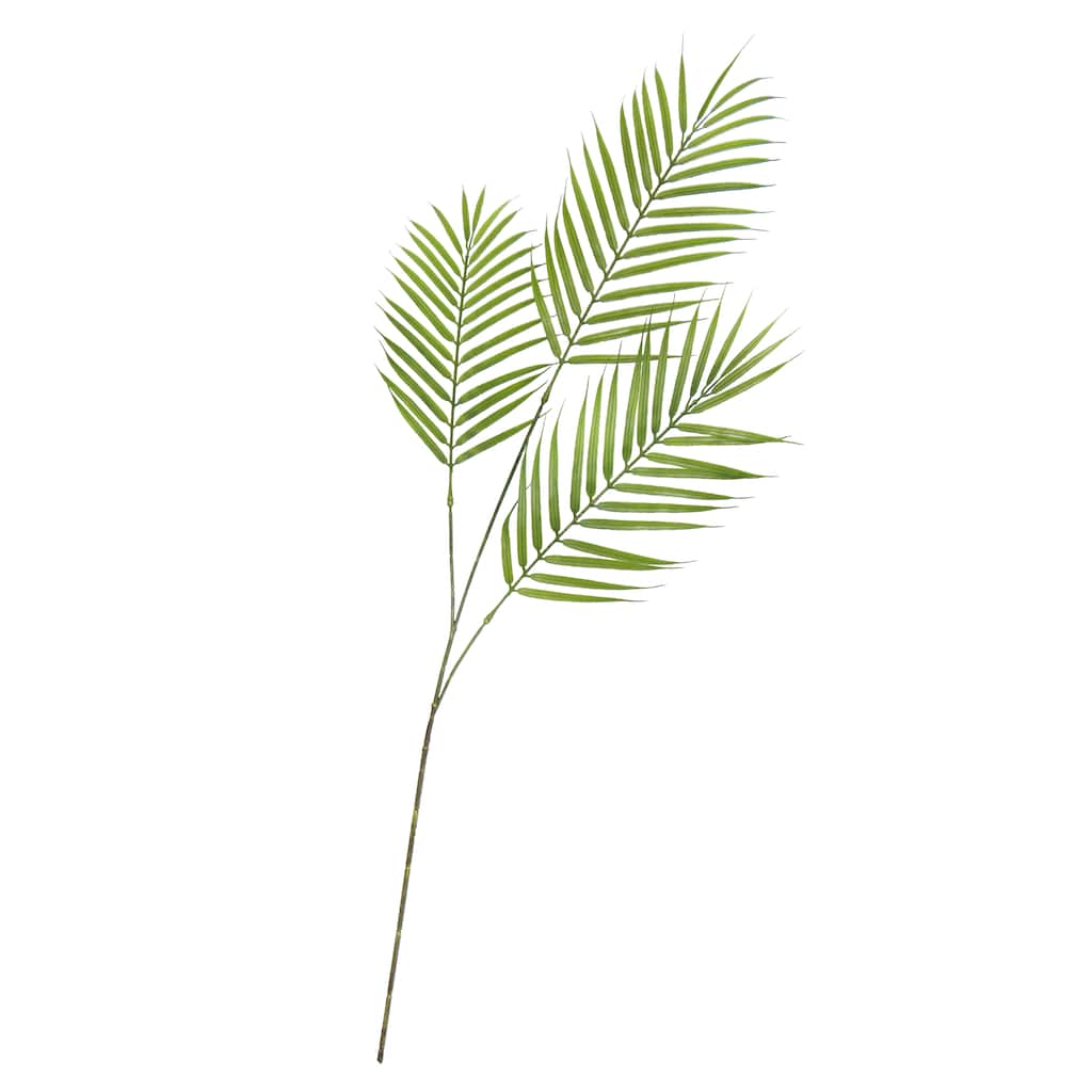 Set of 6 Artificial Palm Leaf Stem Plant Greenery Foliage Spray Branch 33in - 33" L x 12" W x 0.5" DP