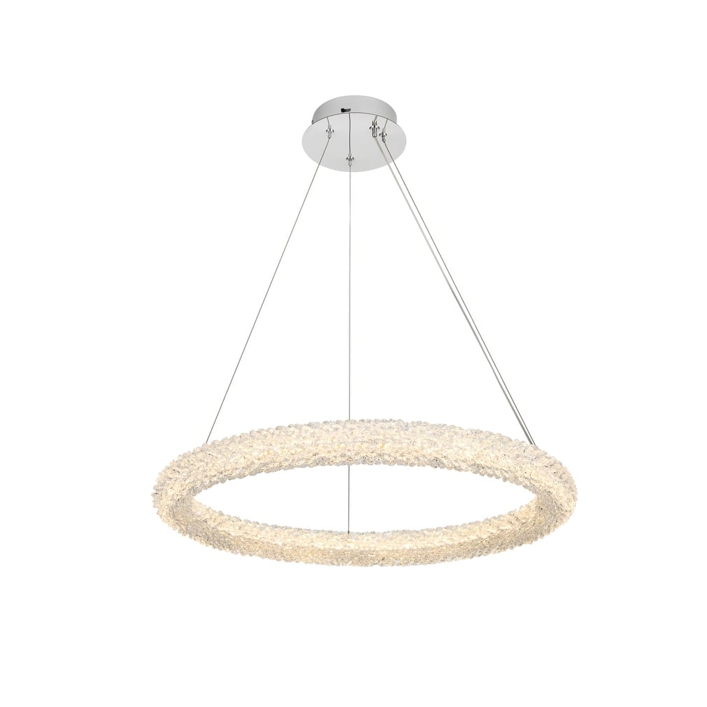 Indigo Home 26 inch Adjustable LED Chandelier