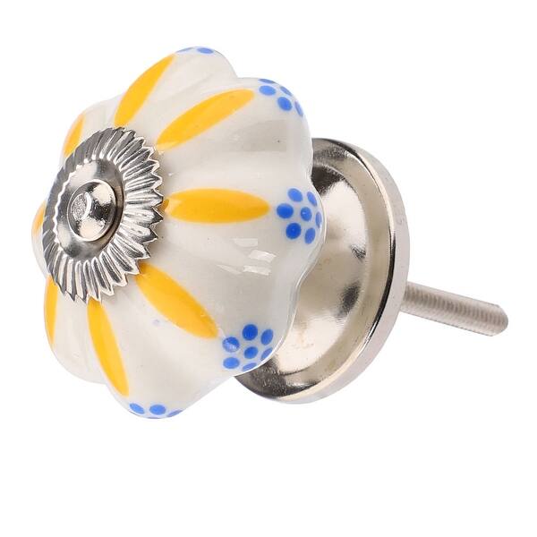 Shop Ceramic Knob Hand Painted Drawer Pull Handle Wardrobe