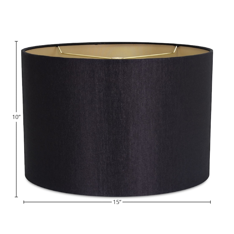 Linen Drum Lamp Shade