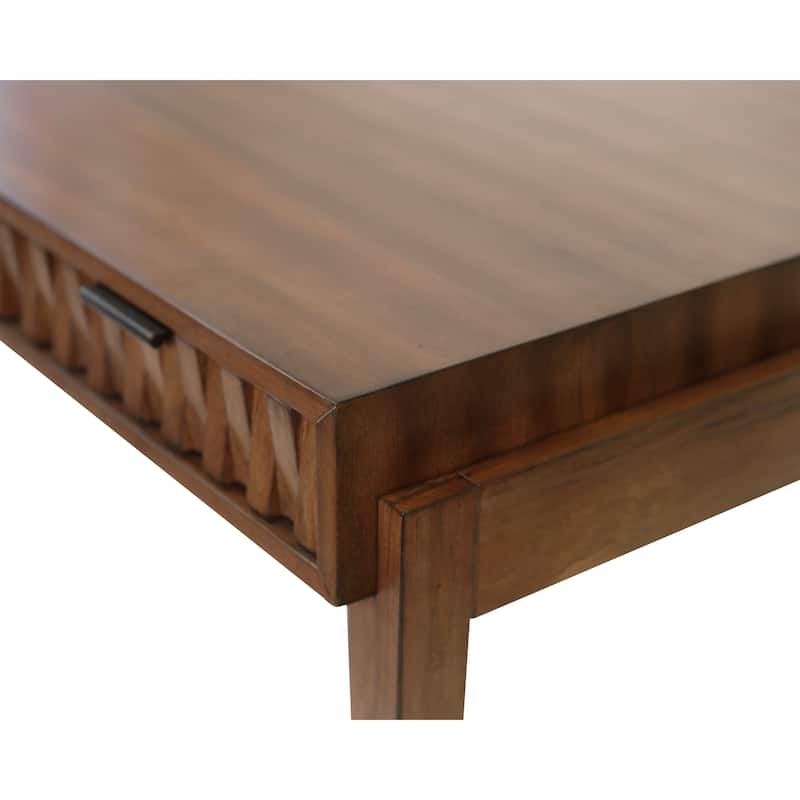 Mid-century Modern Writing Desk, Office Desk, Brown