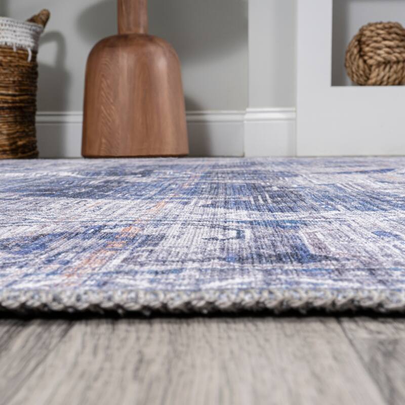 JONATHAN Y Dalyan Ornate Medallion Machine Washable Area Rug