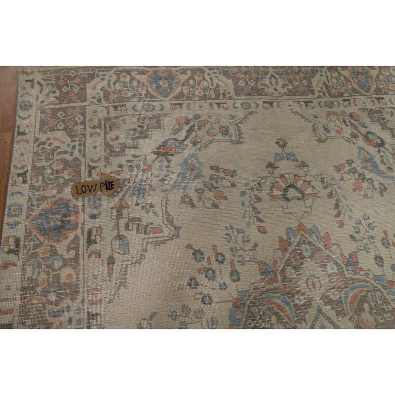 Traditional Tabriz Persian Area Rug Hand-Knotted Bedroom Wool Carpet - 6'5"x 8'11"