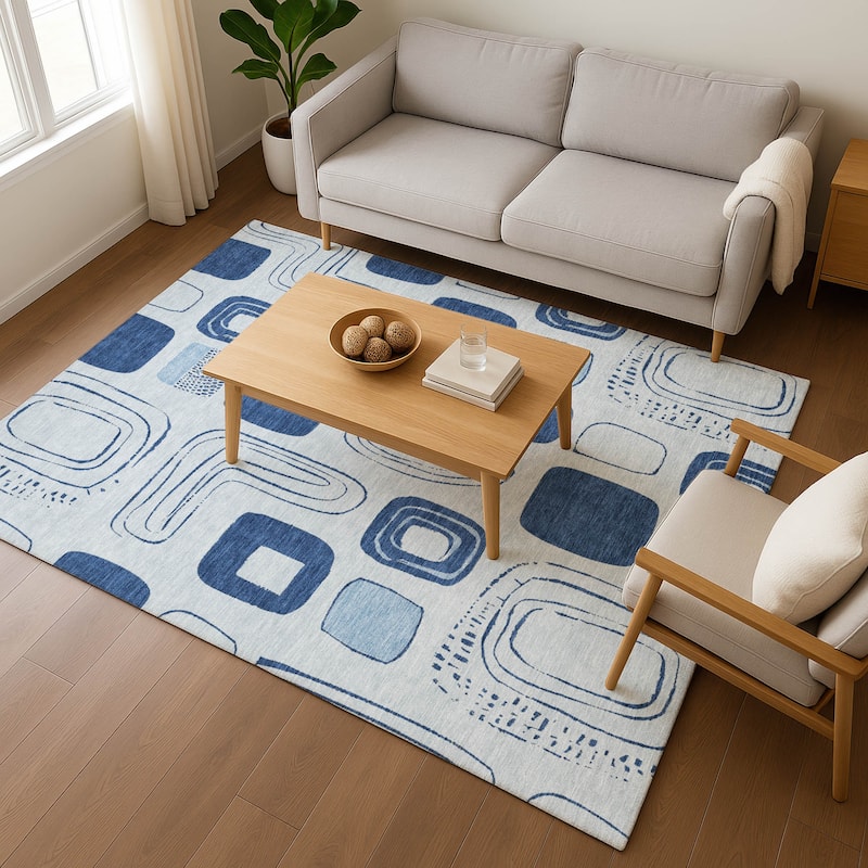Premium Washable Super Soft Contemporary Elements Mayfield Rug