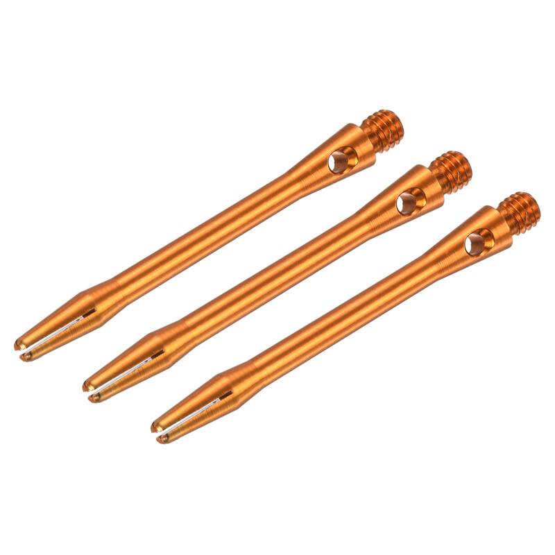48mm Dart Shafts, Medium 2BA Thread Aluminum Dart Stems - 3 Pack