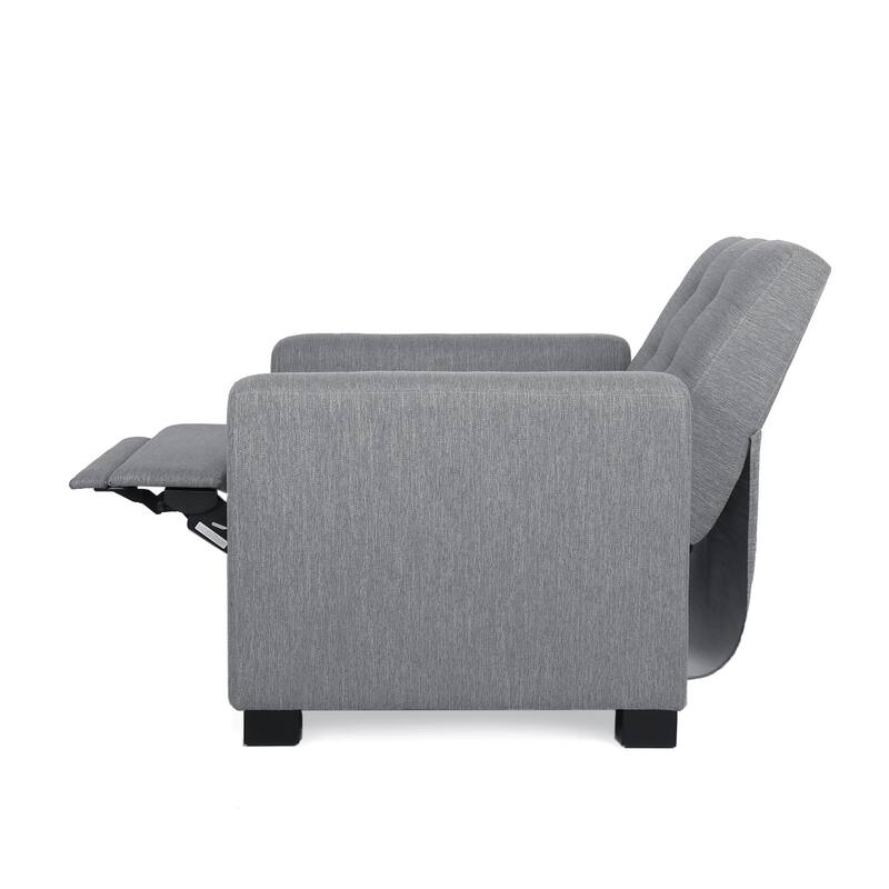 Craigue Upholstered Pushback Recliner by Christopher Knight Home