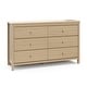 preview thumbnail 9 of 58, Storkcaft Alpine 6 Drawer Dresser Beige