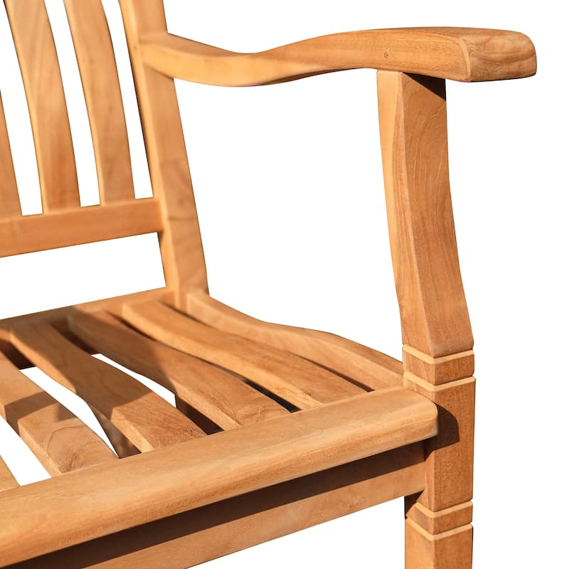 Cambridge Casual Clovis 3-piece Teak Rocking Chair Set