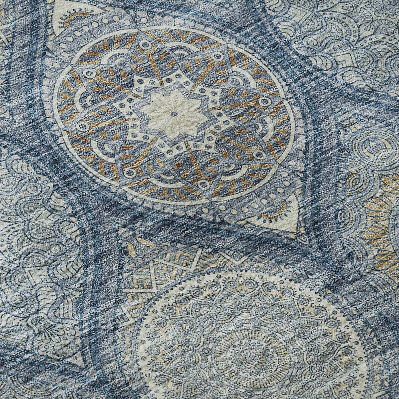Premium Washable Super Soft Boho Mosaic Mayfield Rug