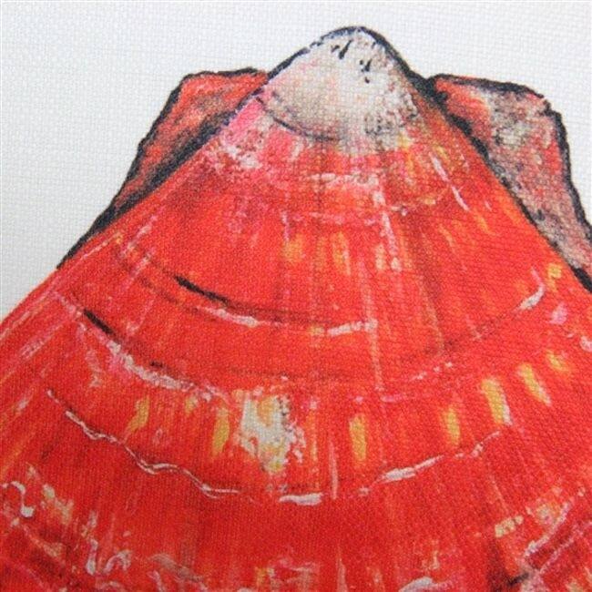 Big Island Bay Scallop Throw Pillow