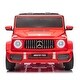 preview thumbnail 1 of 7, 24V 2-Seater Kids Ride on Car, Licensed Mercedes-Benz G63, Powerful 4WD with Remote Control, LED Lights, Music - Red Kids - Red