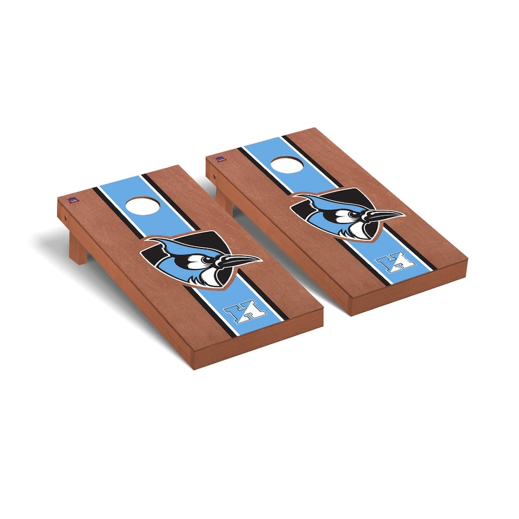 Johns Hopkins Blue Jays Rosewood Cornhole Board Set