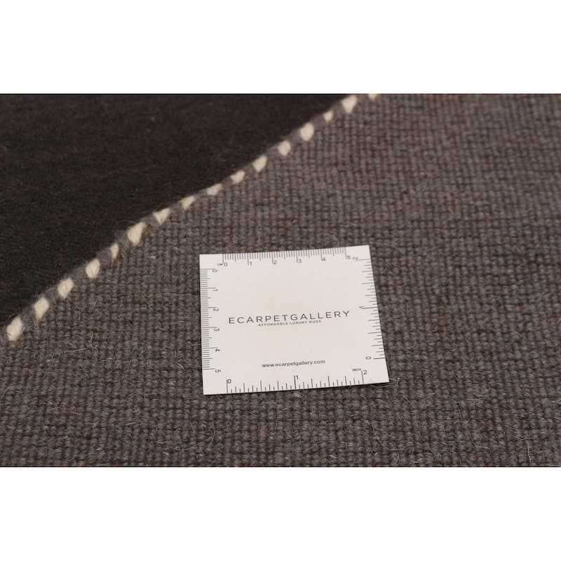 Kashkuli Gabbeh Grey Rug 8'2" x 8'1" - 8'2 x 8'1