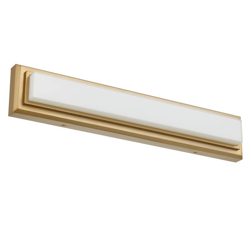 Purity 24" Antique Brass LED Bathroom Vanity Light
