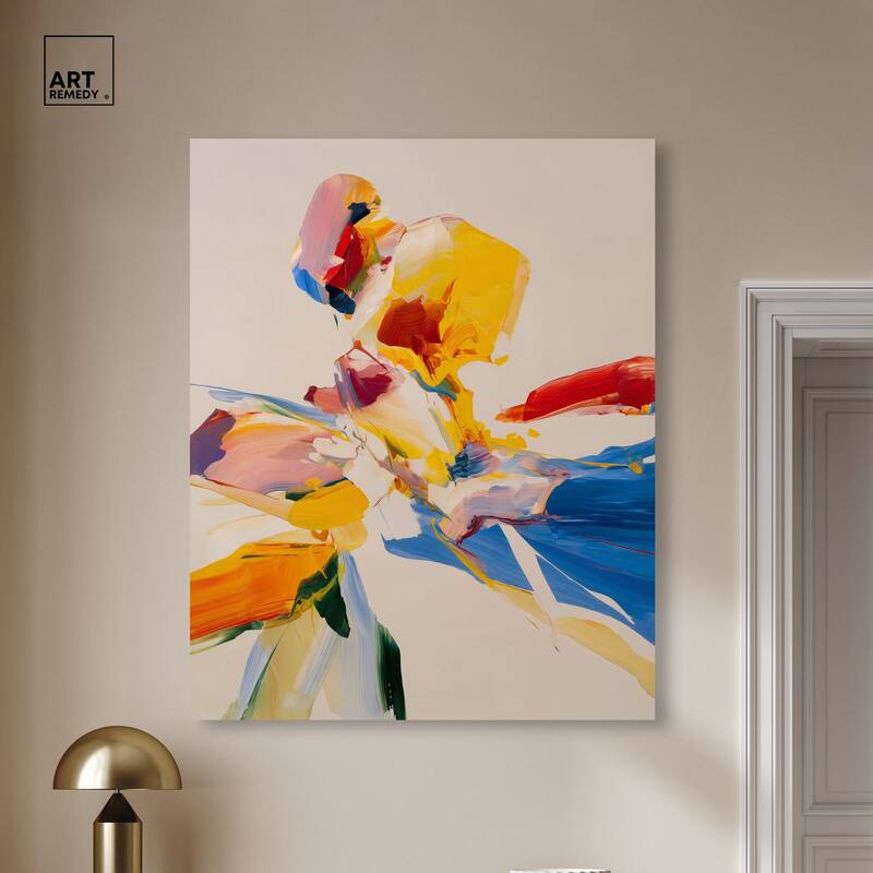 Flippant Bloom I Canvas by Art Remedy, Gallery Wrapped