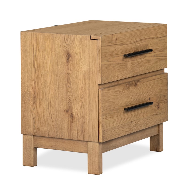 Magnussen Home Davenport Rustic Caramel Drawer Nightstand