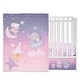 preview thumbnail 2 of 6, Bedtime Originals Tiny Dancer 3-Piece Ballet Baby Crib Bedding Set - Elephant