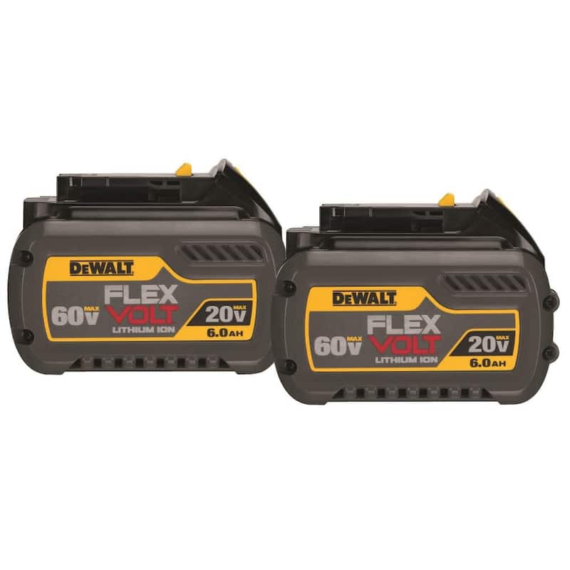 Dewalt 20V/60V MAX FLEXVOLT 6.0 Ah Battery 2 pack - Li-Ion