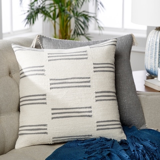 Stojko Modern Broken Stripe Throw Pillow