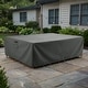 preview thumbnail 1 of 12, Pure Garden Polyester Waterproof Rectangular Patio Table Cover Grey