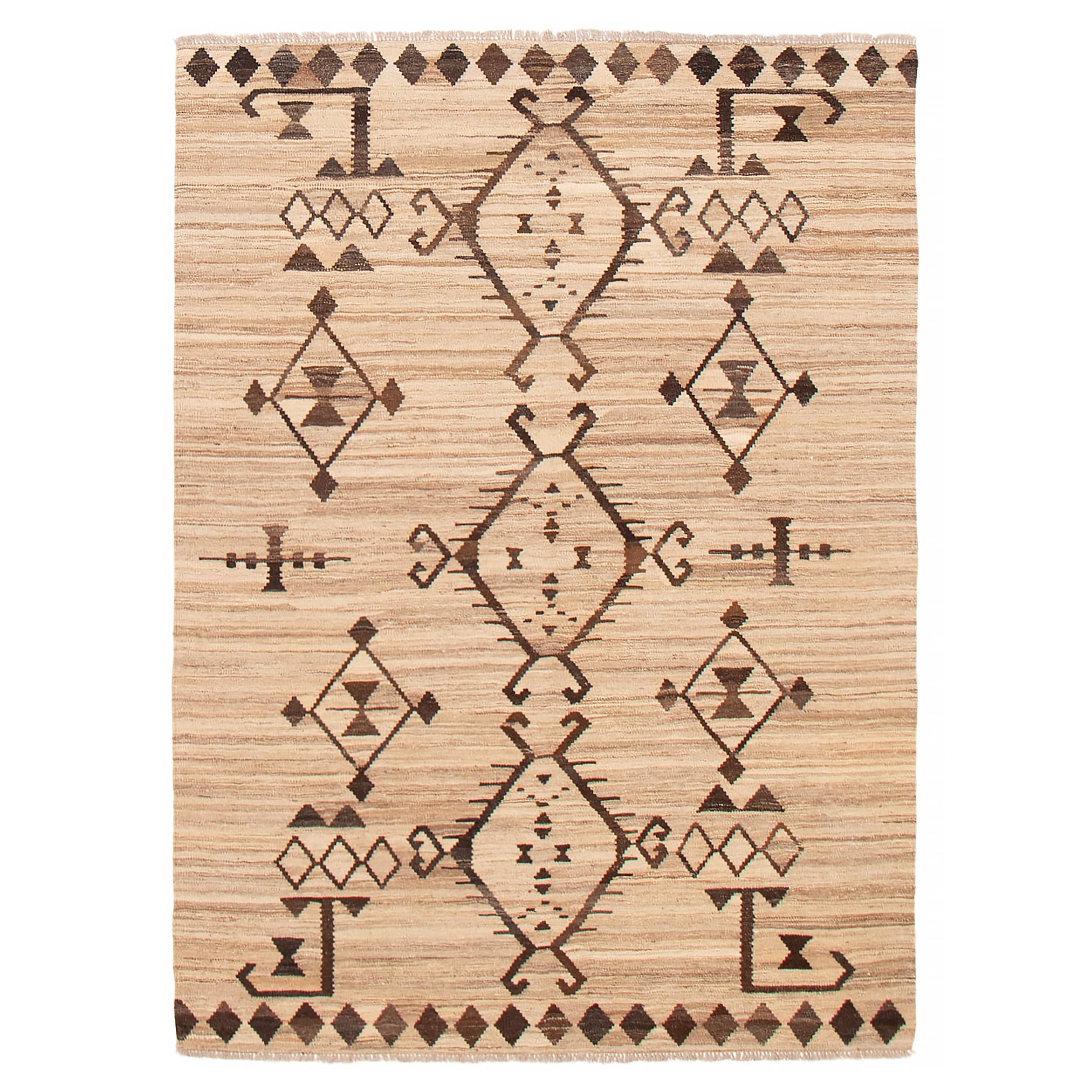Sivas Tan Kilim 5'8" x 8'0" - 5'8 x 8'0