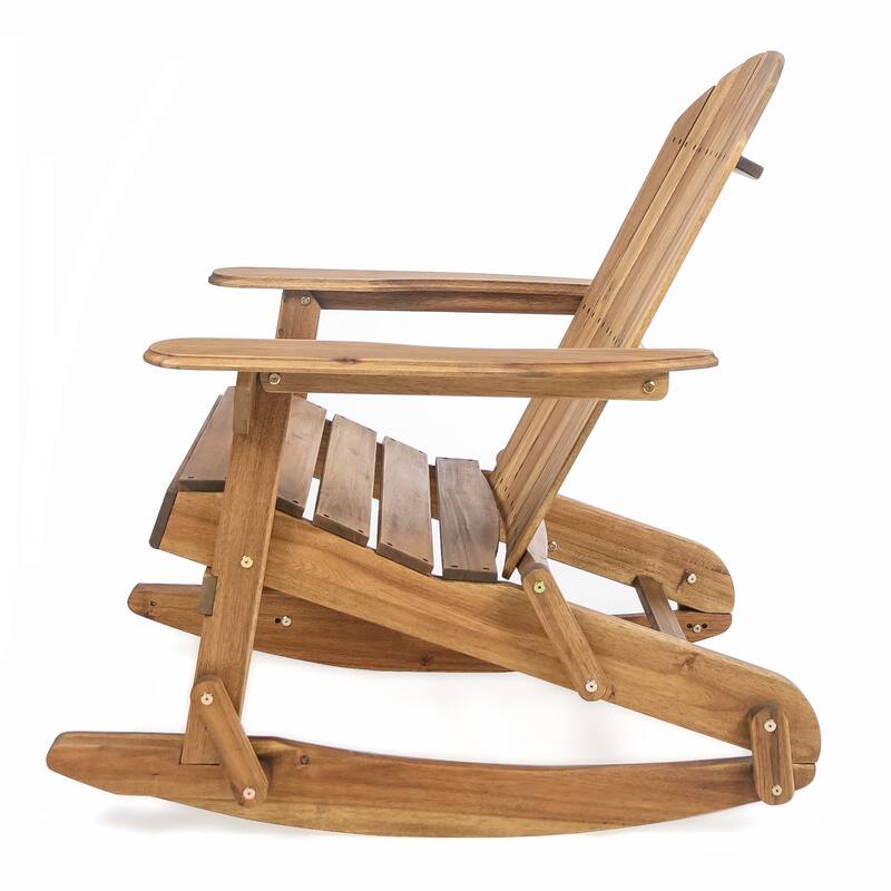 Malibu Outdoor Adirondack Rocking Chair by Christopher Knight Home