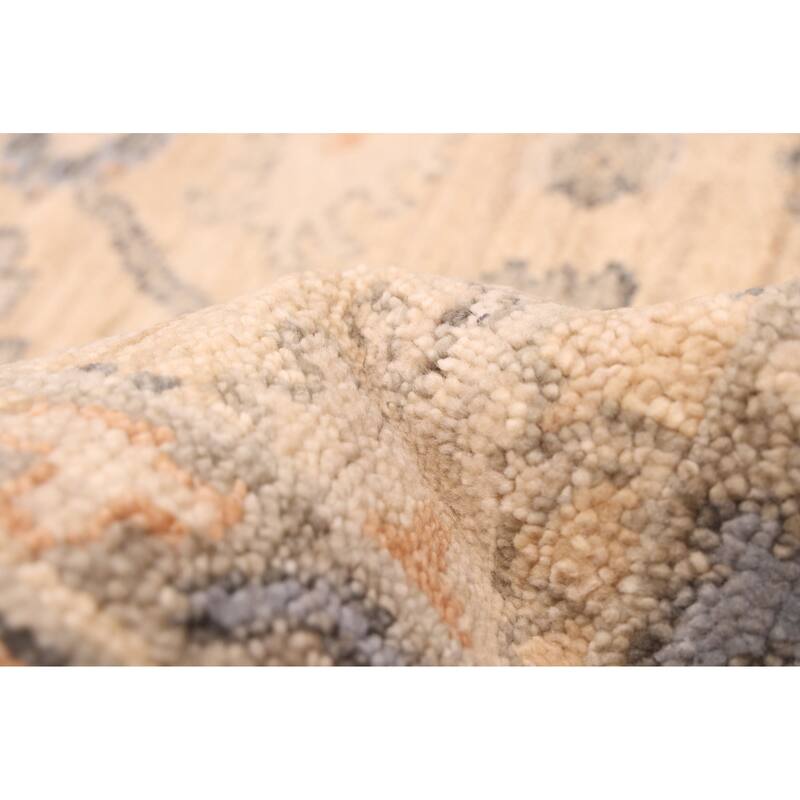 ECARPETGALLERY Hand-knotted Jules Serapi Khaki Wool Rug - 9'0 x 12'2