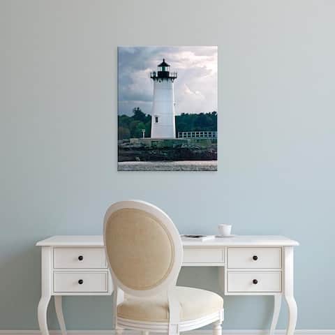 Easy Art Prints Rachel Perry's 'Lighthouse Views IV' Premium Canvas Art
