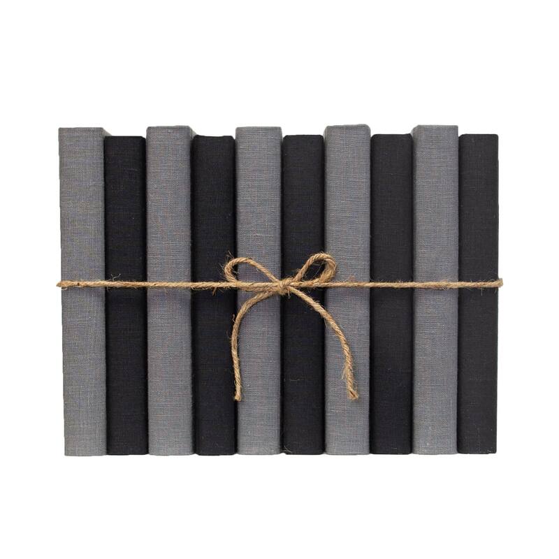 Books Grey Decorative Accessories: Onyx & Slate Linen ColorPak