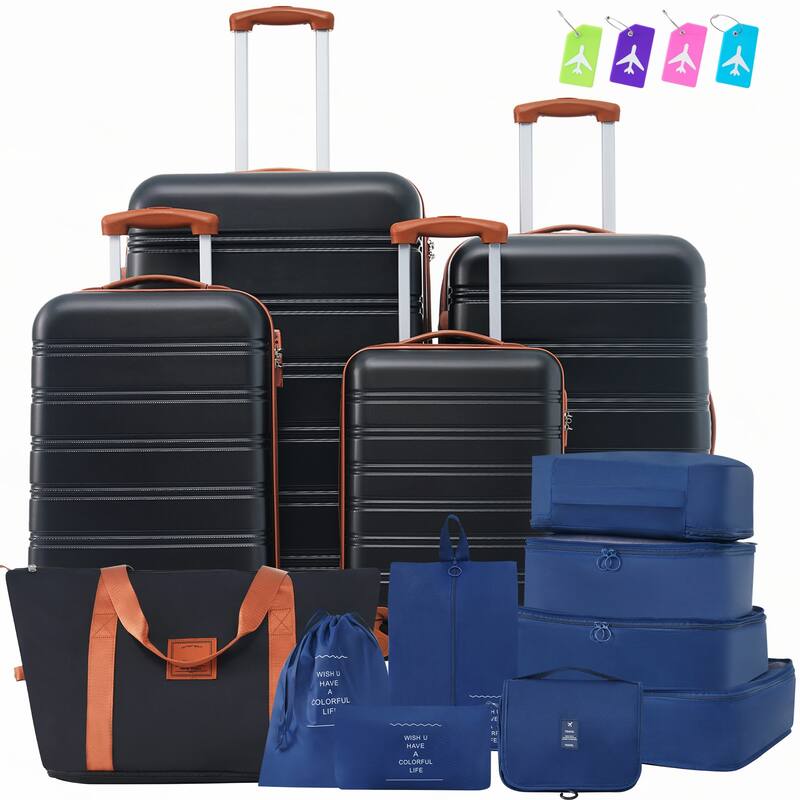 Hardshell Luggage Sets 4 pcs and Bag Spinner Suitcase