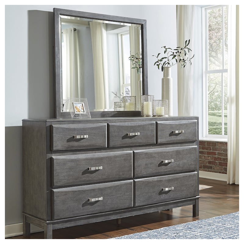 Signature Design By Ashley Caitbrook Weathered Gray 7-Drawer Dresser